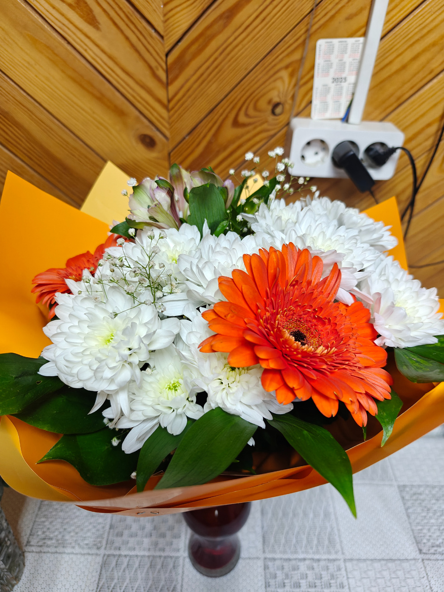 Букет от внучки