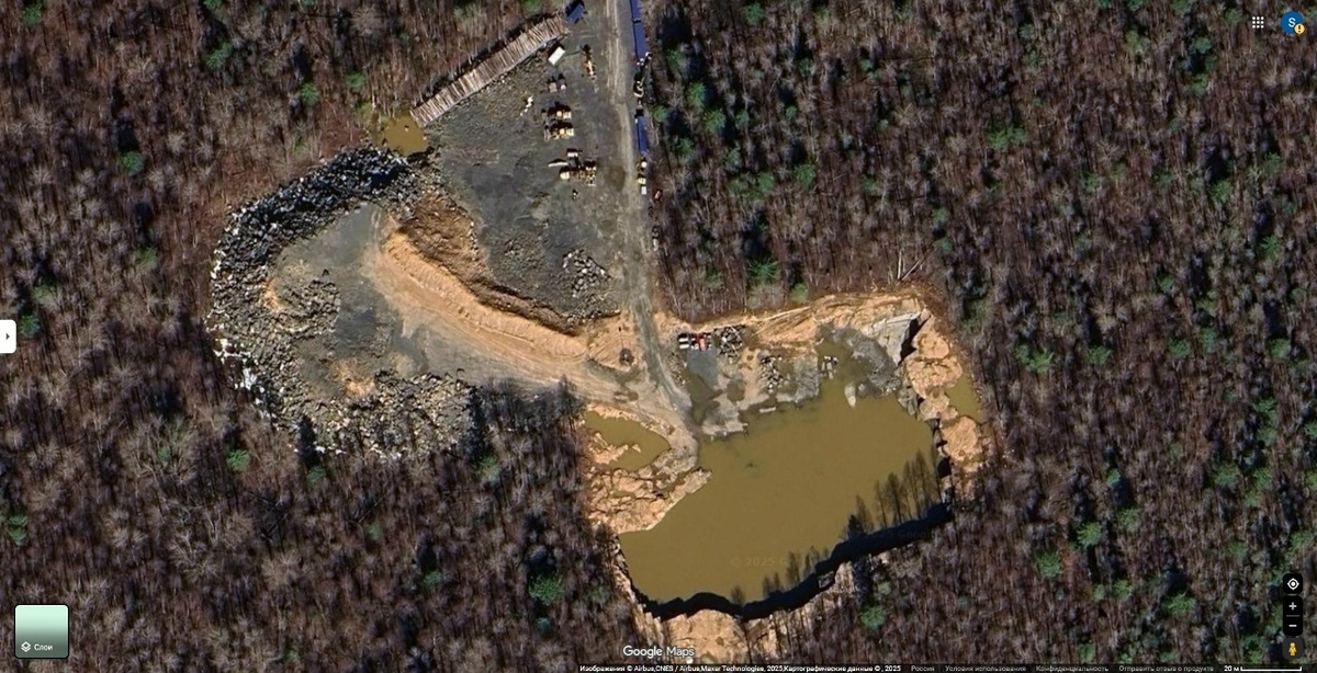    Жители Каскесручья рассказали, что добыча камня рядом с их деревней началась до публичных слушаний© Любимая деревня. Каскесручей