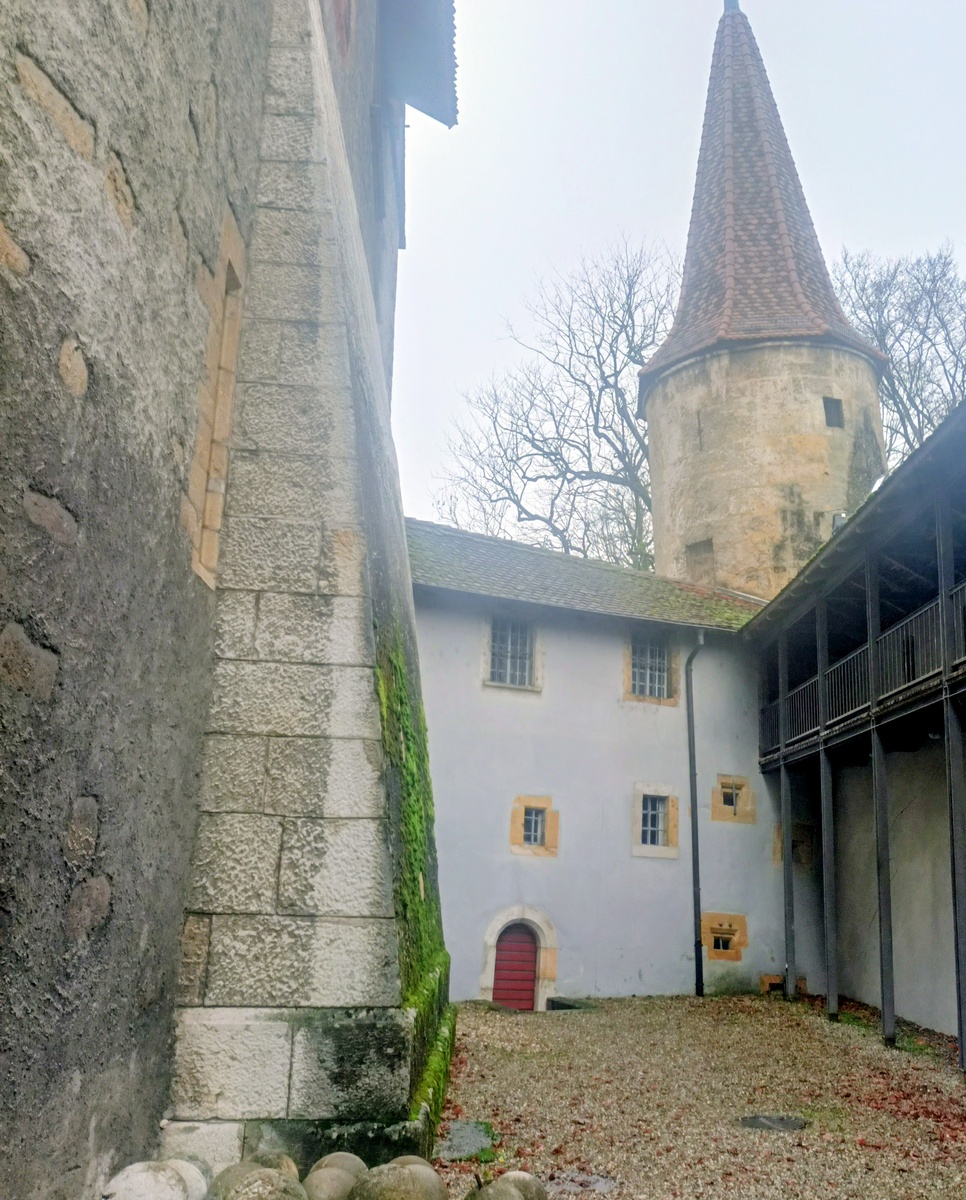 Замок Nidau . Biel. Швейцария . Кантон Берн.Фото автора.