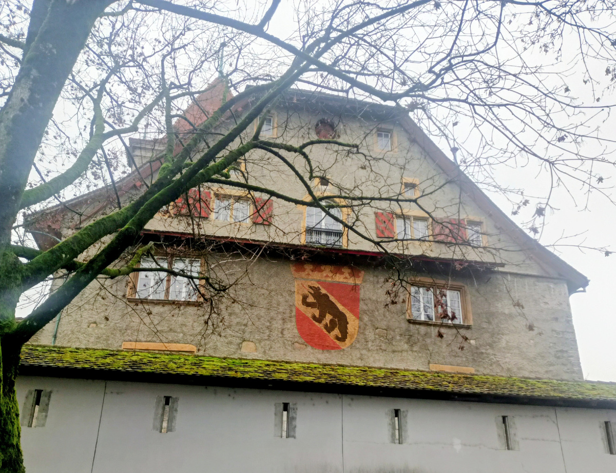 Замок Nidau. Кантон Берн. Швейцария. Город Biel. Фото автора 