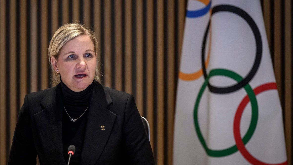    Глава МОК Кирсти Ковентри. AFP