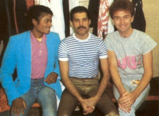 Майкл Джексон, Фредди Меркьюри и Джон Дикон