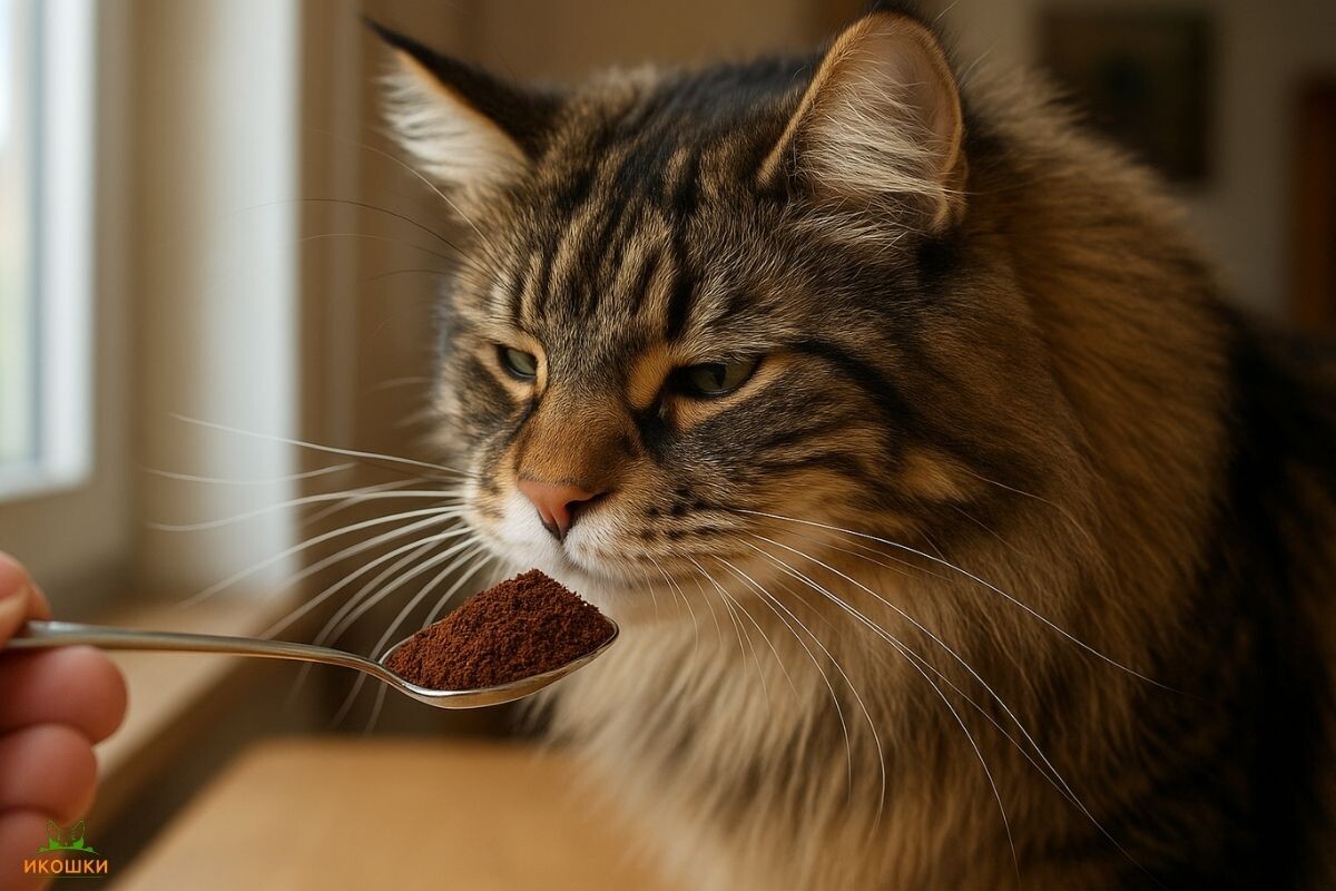 Почему кошке нельзя даже облизывать ложку от кофе 