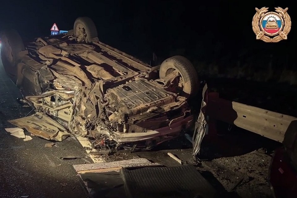    Два человека разбились в аварии в Некрасовском районе. ФОТО: Госавтоинспекция Ярославской области