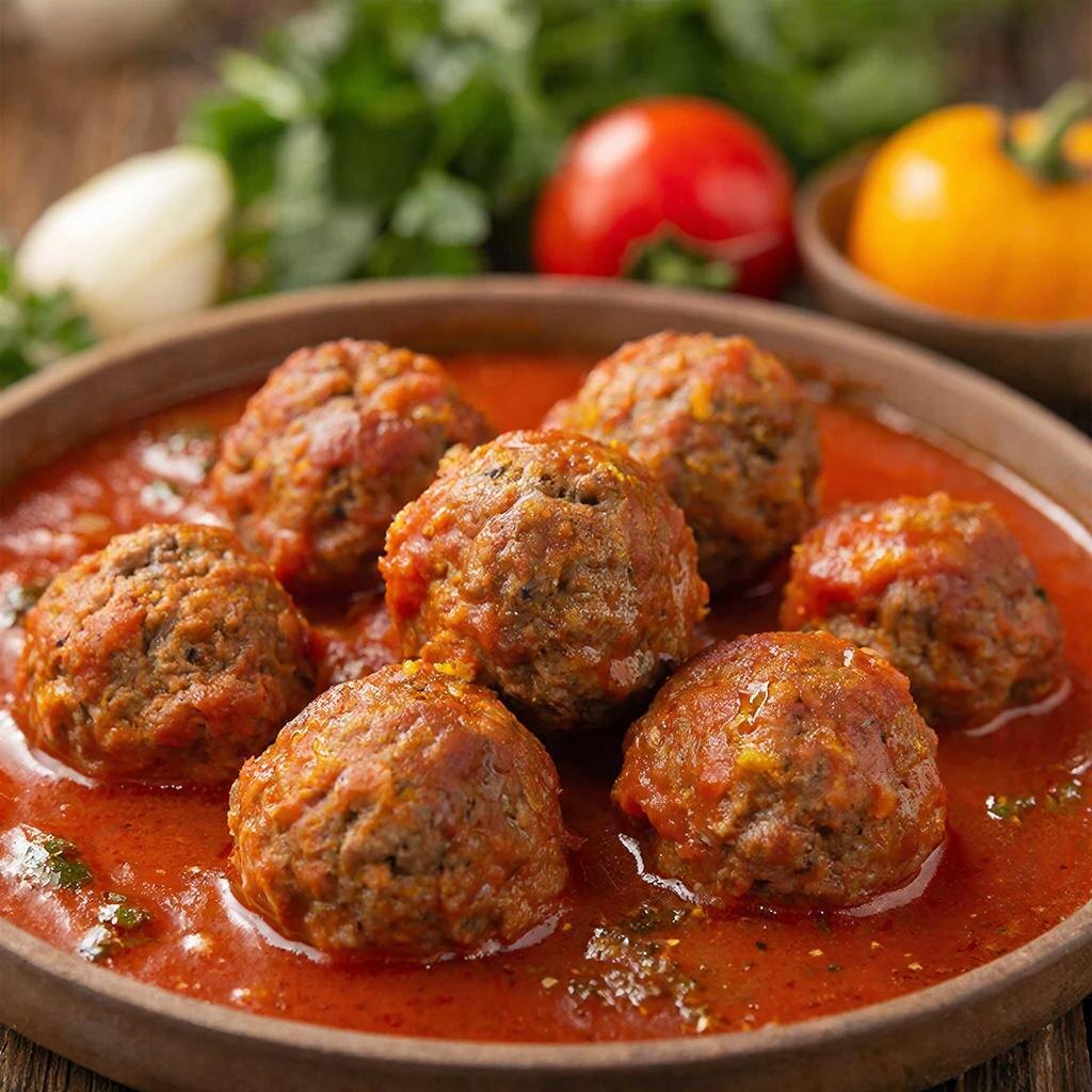 тефтели в ароматном томатном соусе
