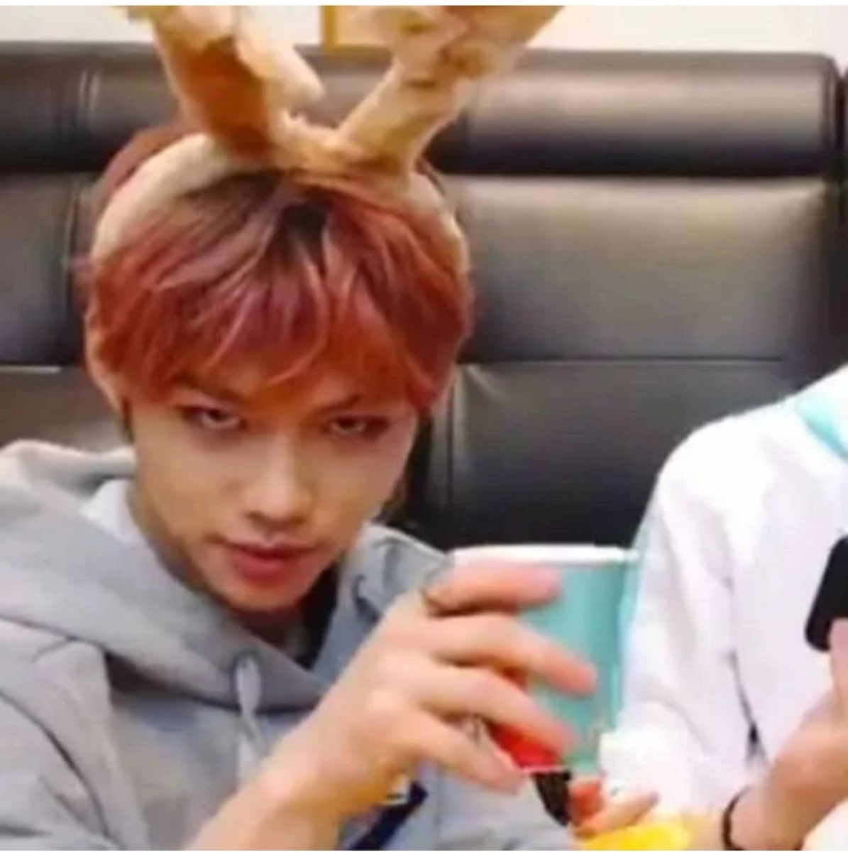 Ли Феликс из Stray Kids претендует на новогодний мем! 