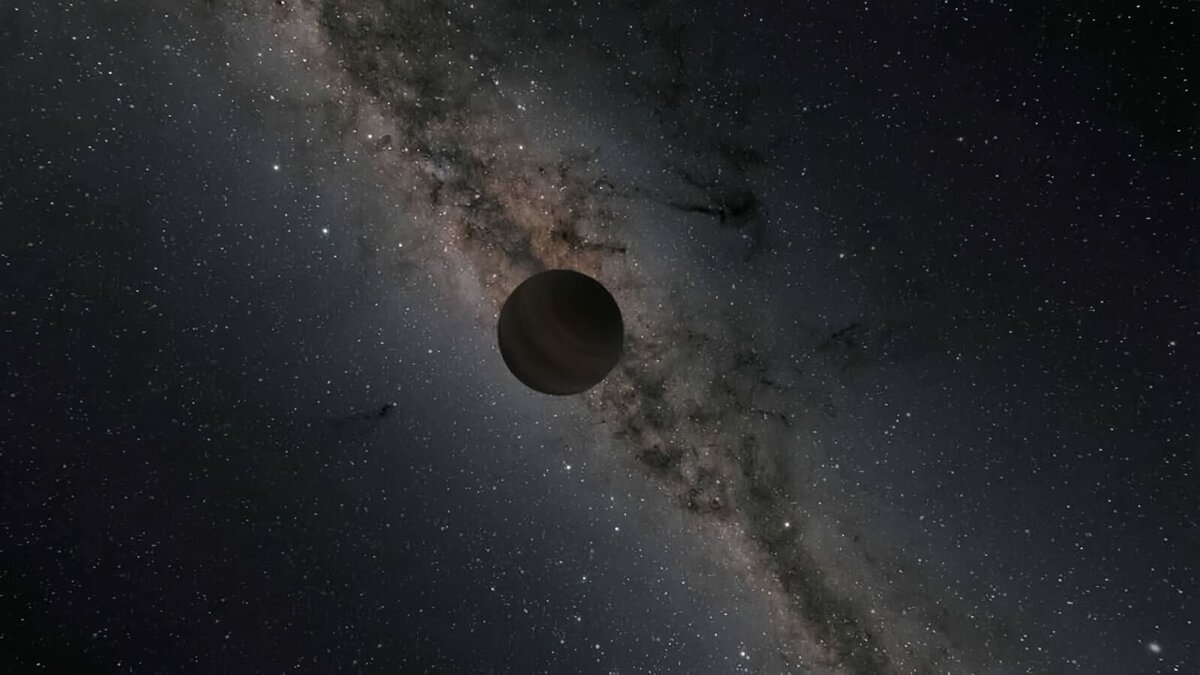    Свободноплавающая планета в представлении художника / © NASA/JPL-Caltech/R. Hurt (Caltech-IPAC)