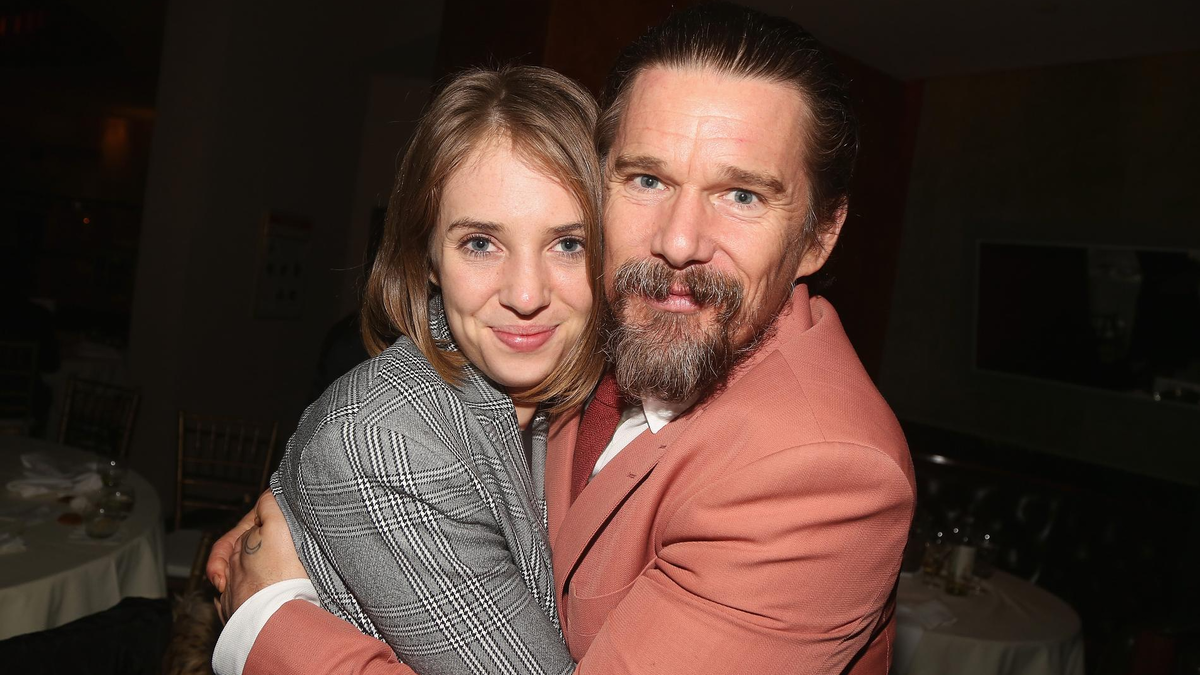    Итан и Майя Хоук. Фото: Getty Images