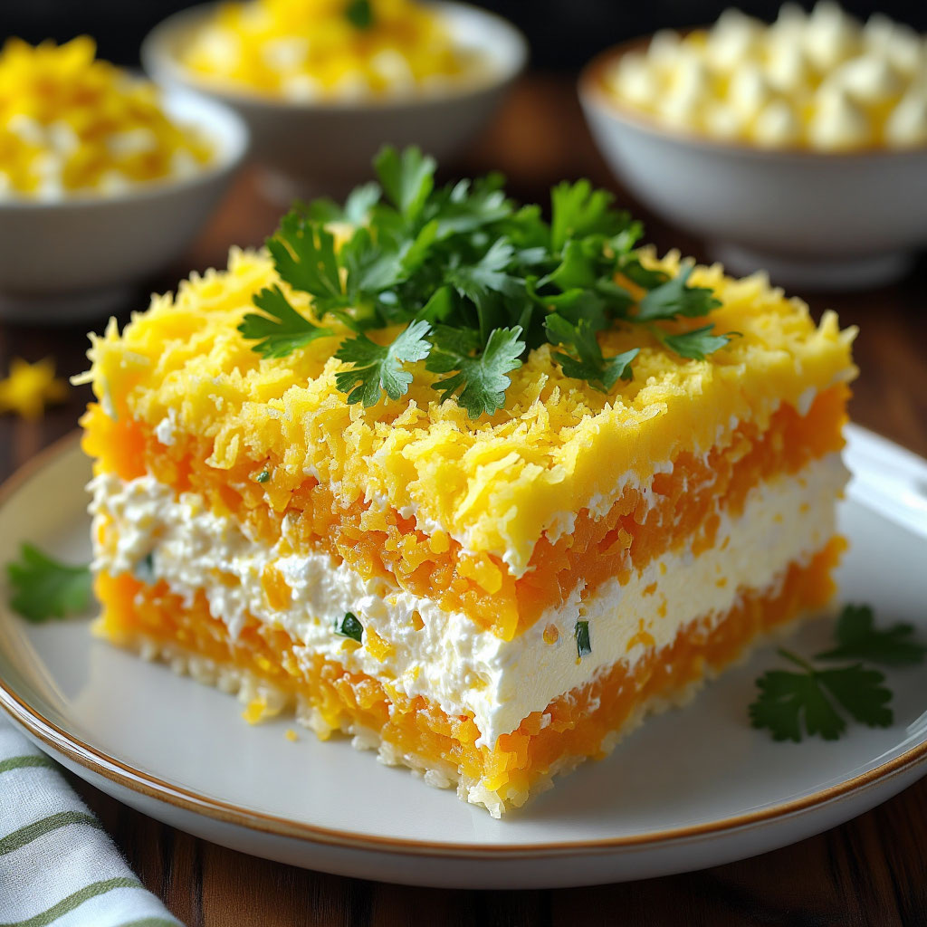 Базовый рецепт Мимозы