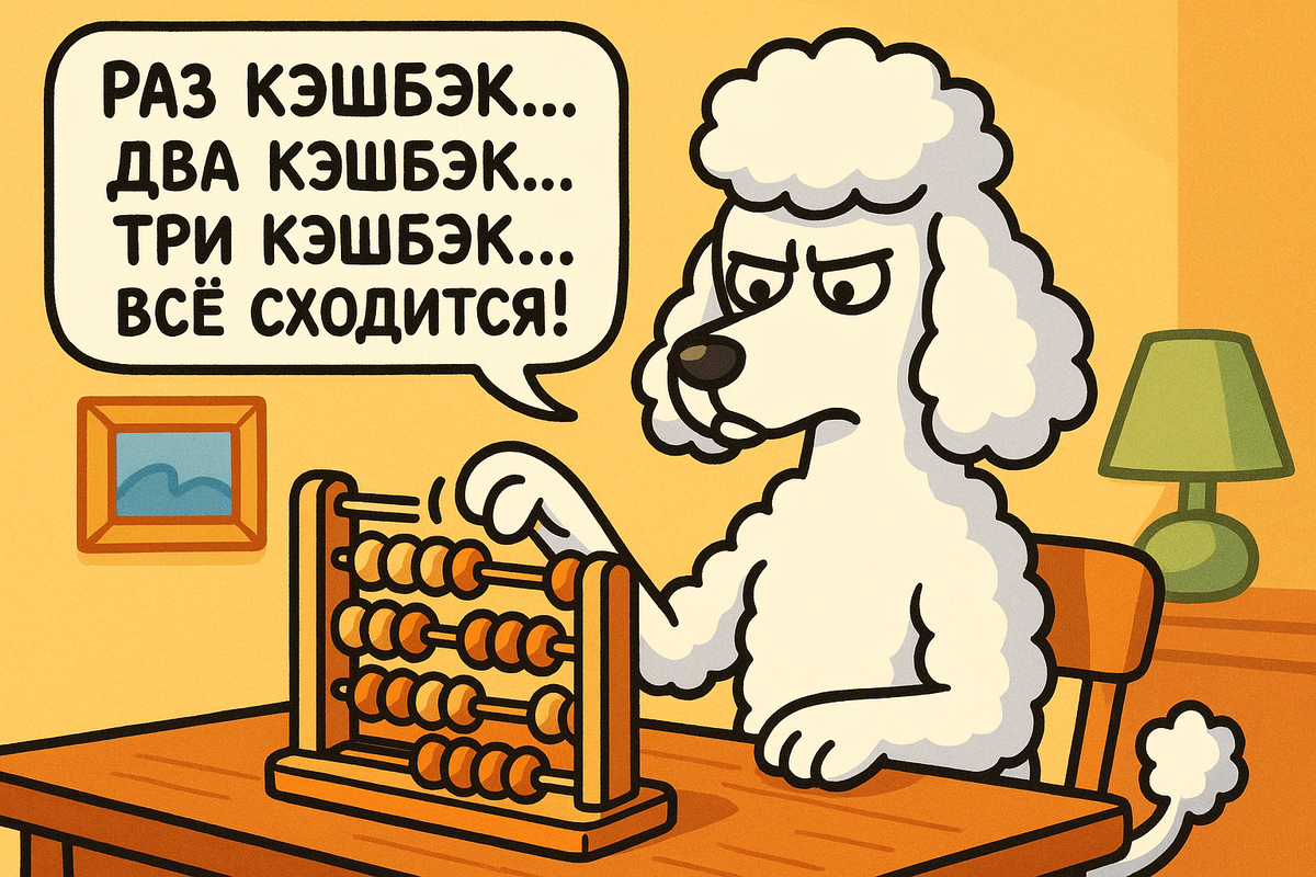 Бэн помогает посчитать кэшбэк.