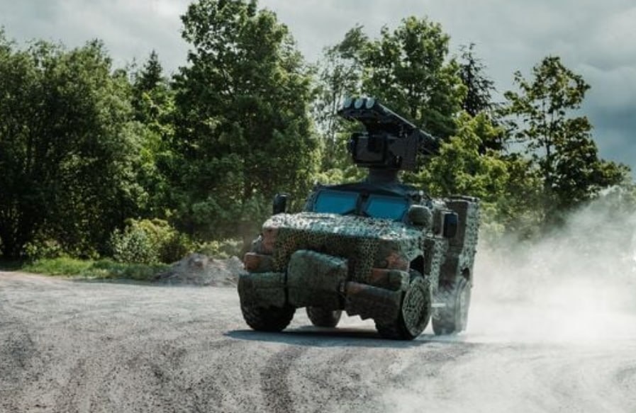 Литва заказала у Швеции третью батарею новых самоходных ЗРК малой дальности MSHORAD. Фото Saab AB