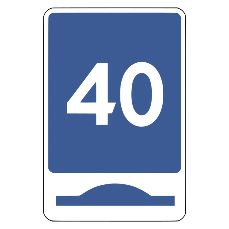 Знак подскажет, с какой скоростью комфортно проезжать «лежачего полицейского»