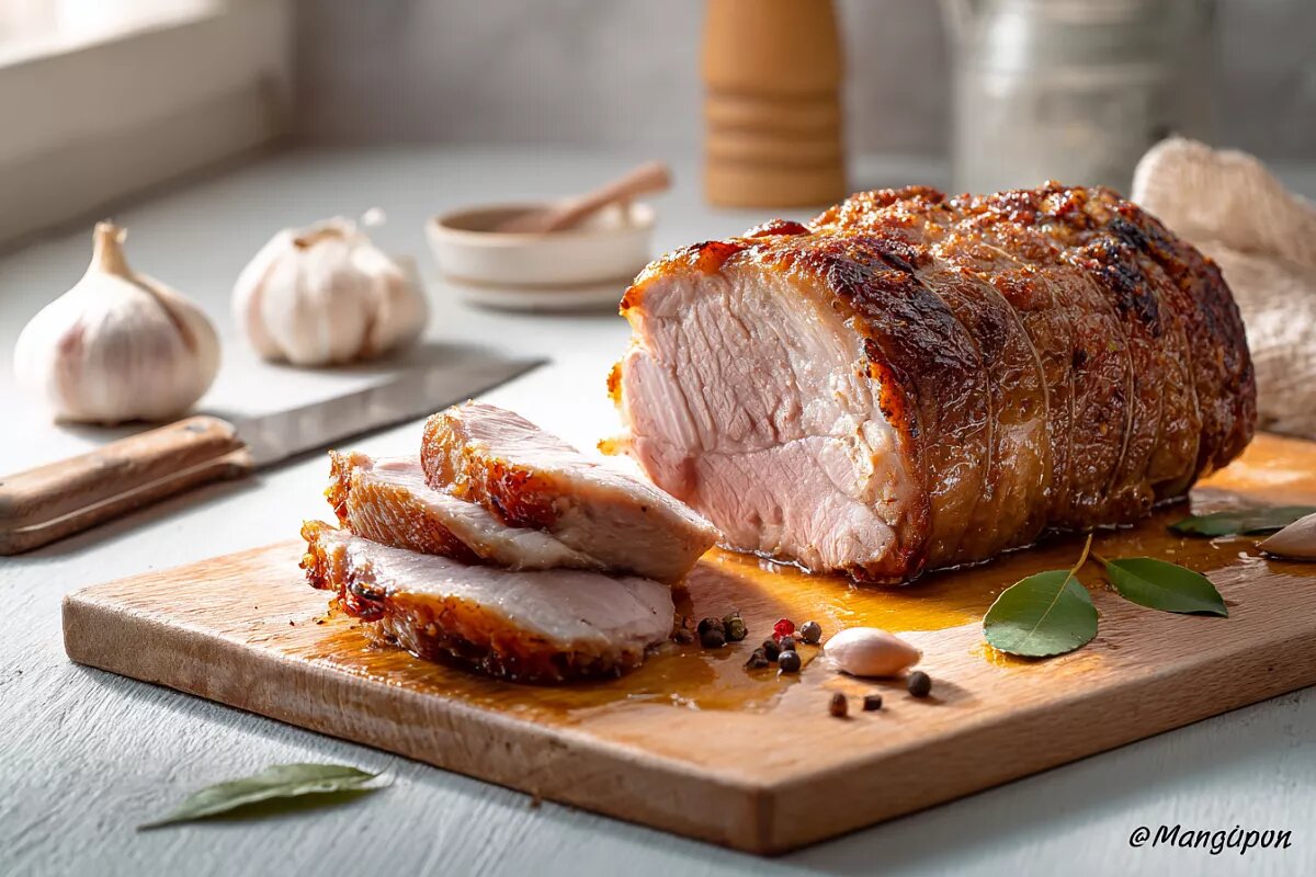    В конце поливаем мясо выделившимся соком