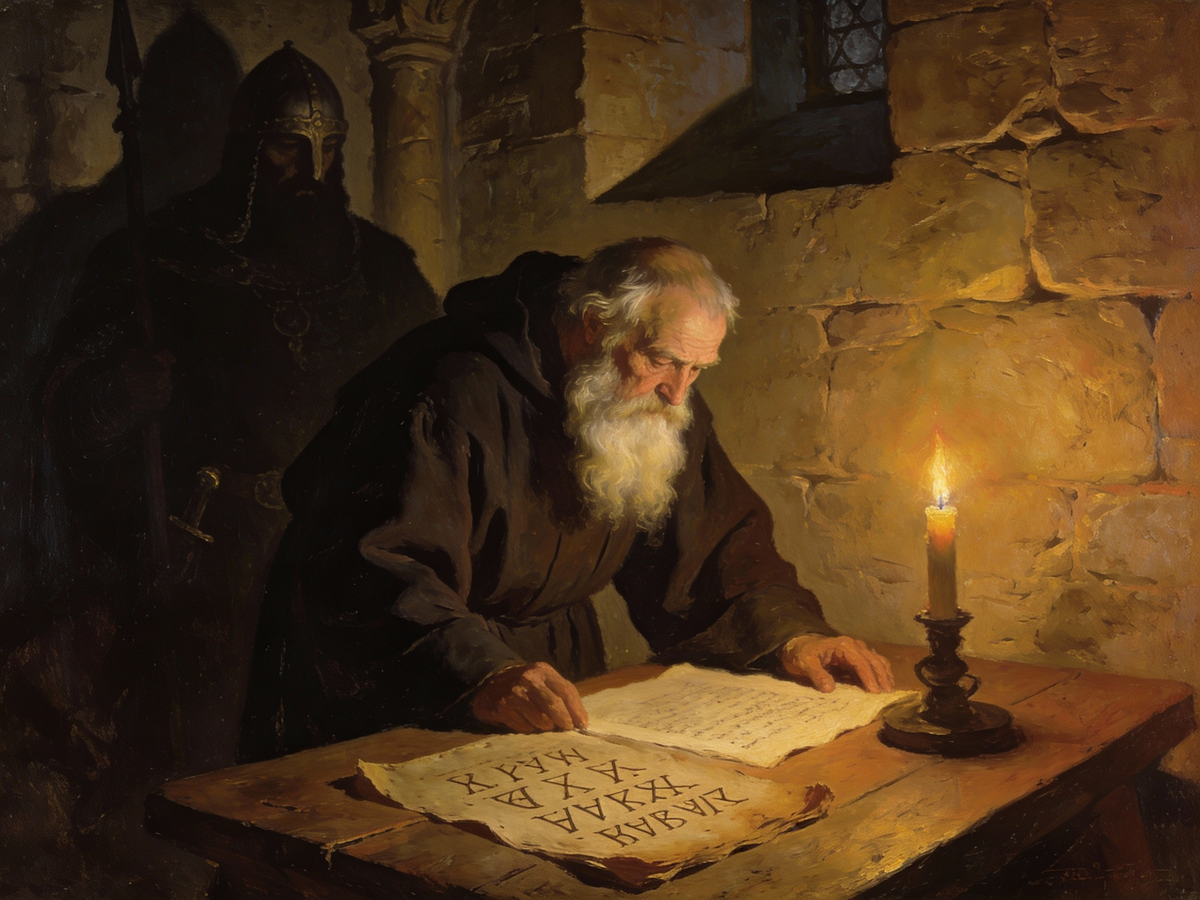 «Скандинавский код»: Киев, скрипторий, 1113 год. (реконструкция)