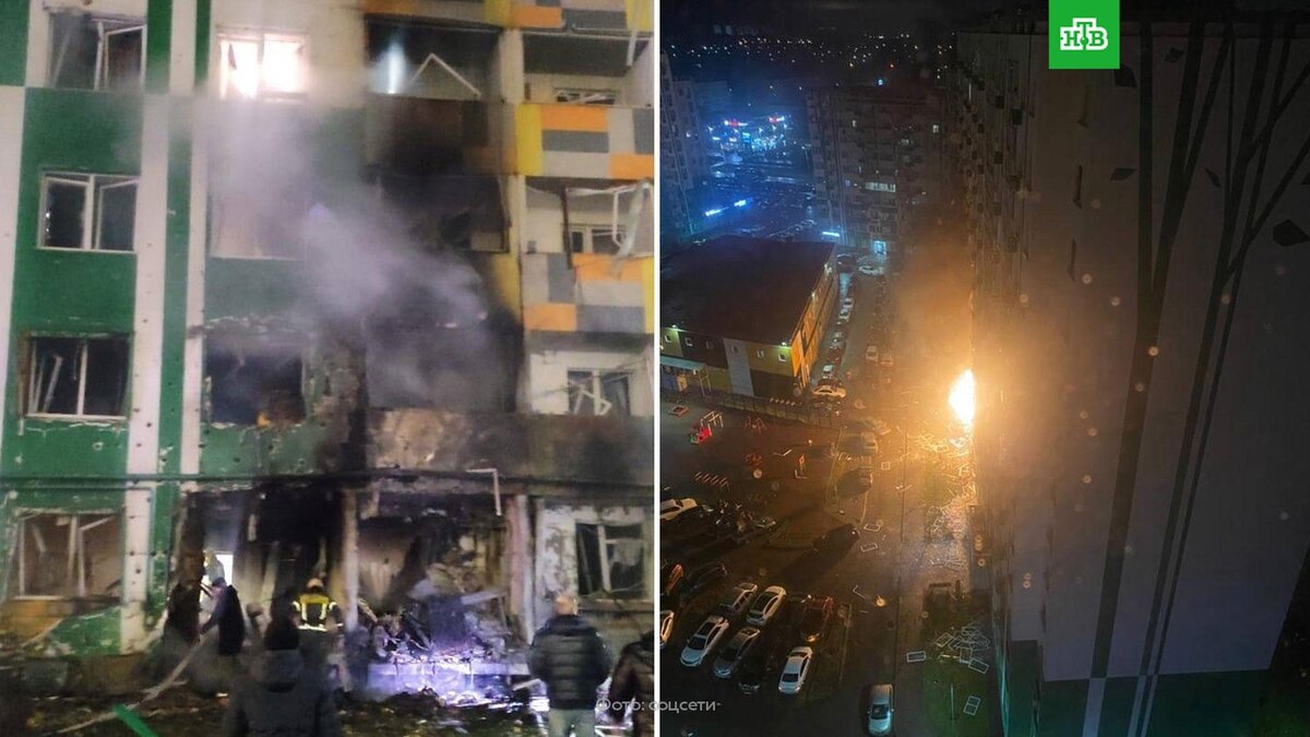    Жители многоэтажки пострадали во время атаки БПЛА в Твери