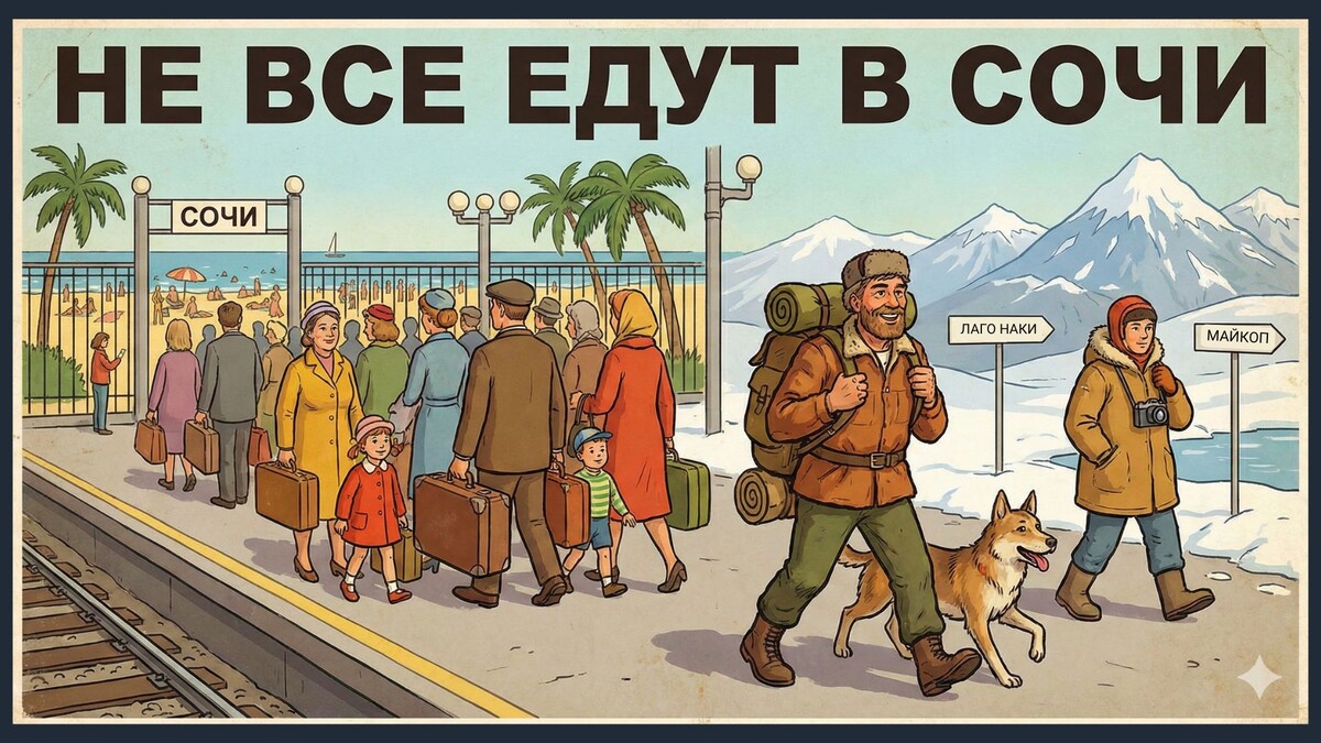А не «все едут в Сочи»...