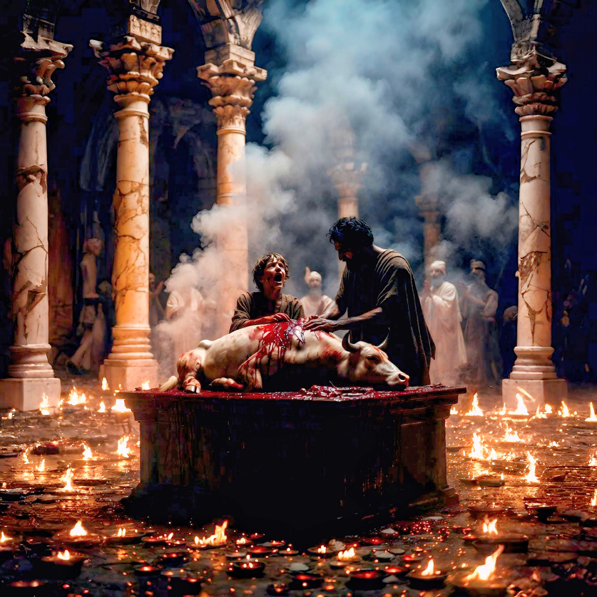 Hamilcar & Hannibal in Baʿal Hammon temple