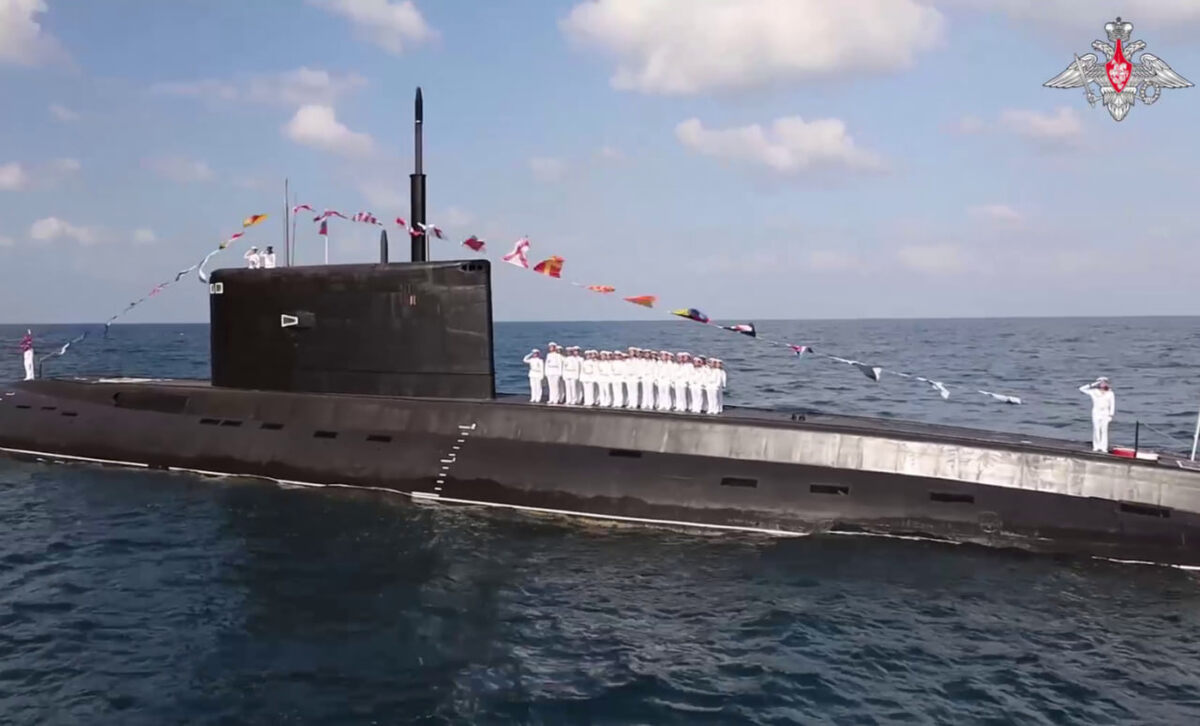 скриншот видео с телеграм-канала Министерства обороны России