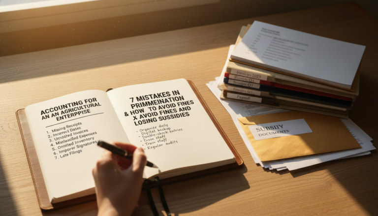    Учет агропредприятия: 7 ошибок в первичной документации — как избежать штрафов и не потерять субсидии MKB-Finance
