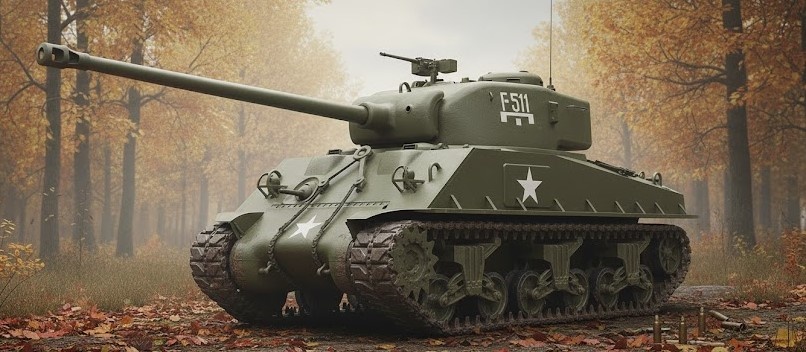 «Шерман» с башней Т-34-85 (художественная реконструкция)