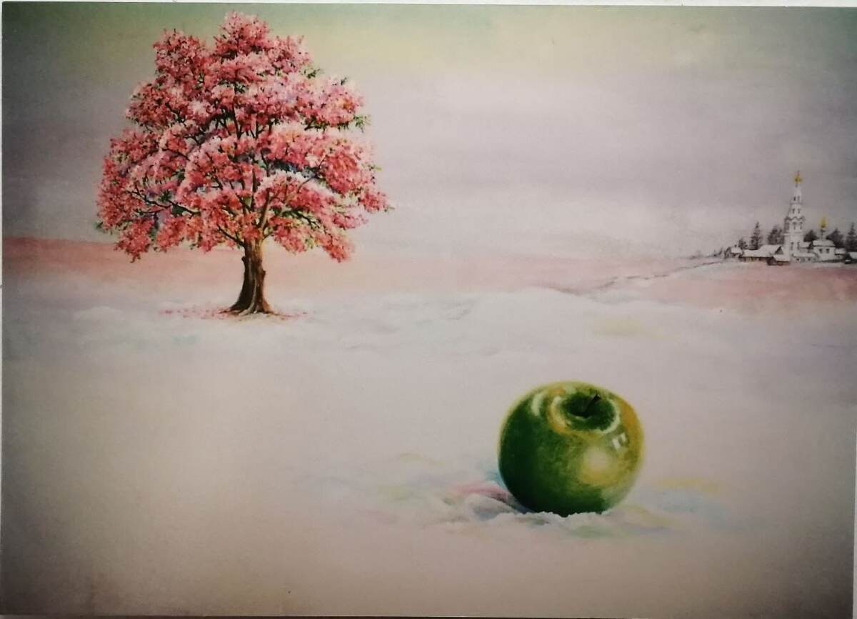 Фрагмент рисунка в ординаторской.