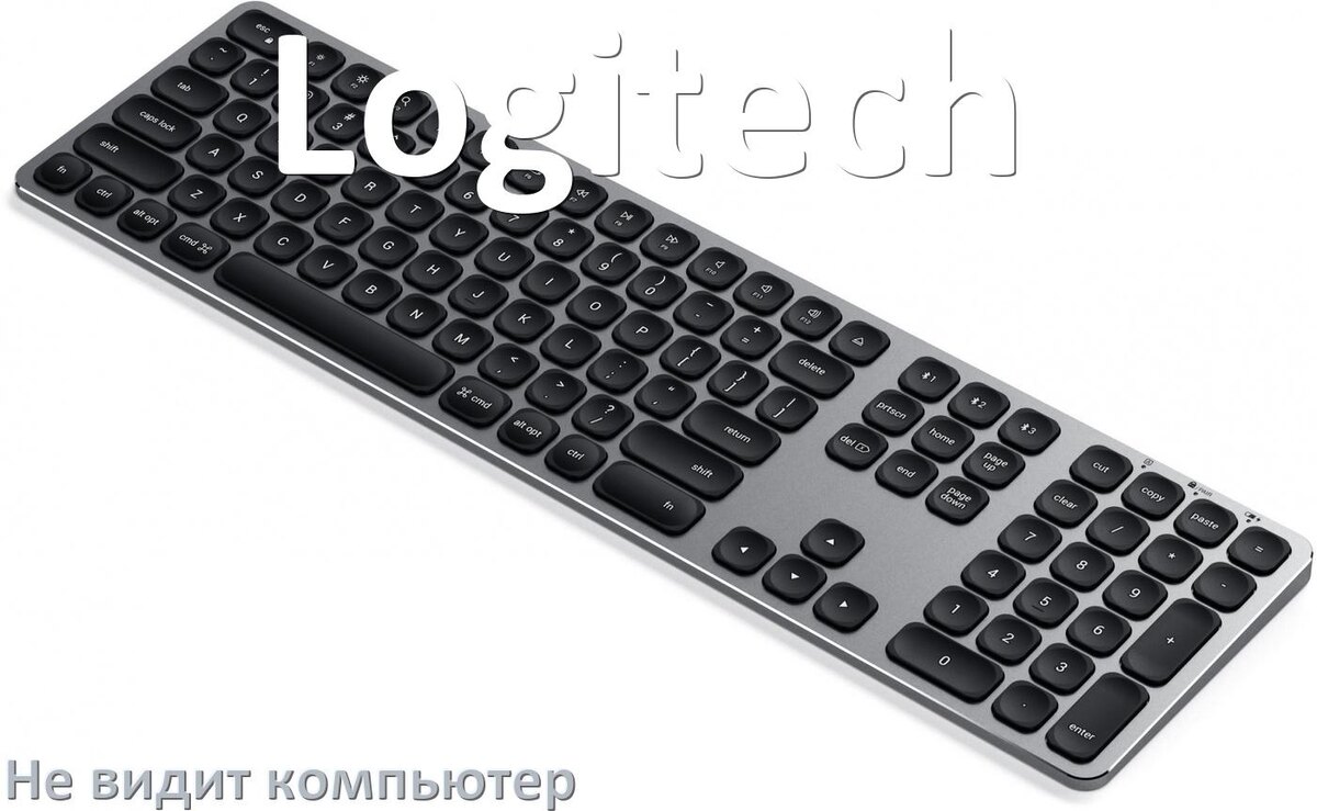 
Компьютер не видит клавиатуру Logitech и не подключается по USB и Bluetooth