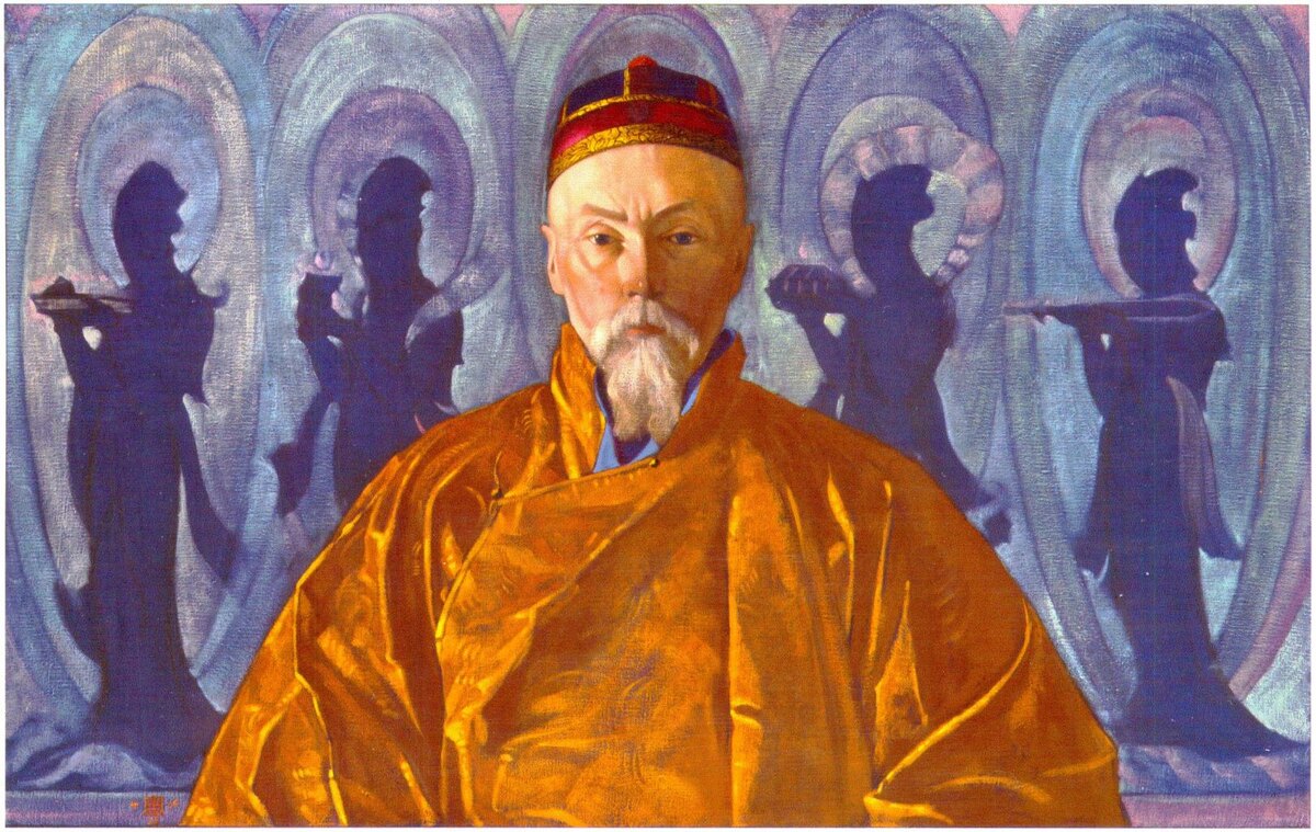 С.Н. Рерих. Портрет профессора Николая Константиновича Рериха. 1928 г.