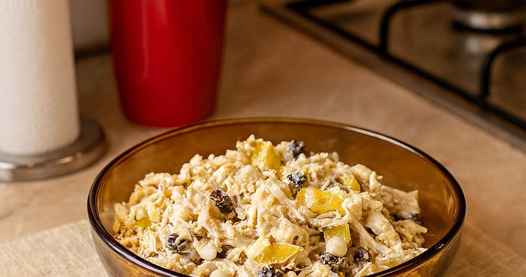 Салат с курицей и черносливом