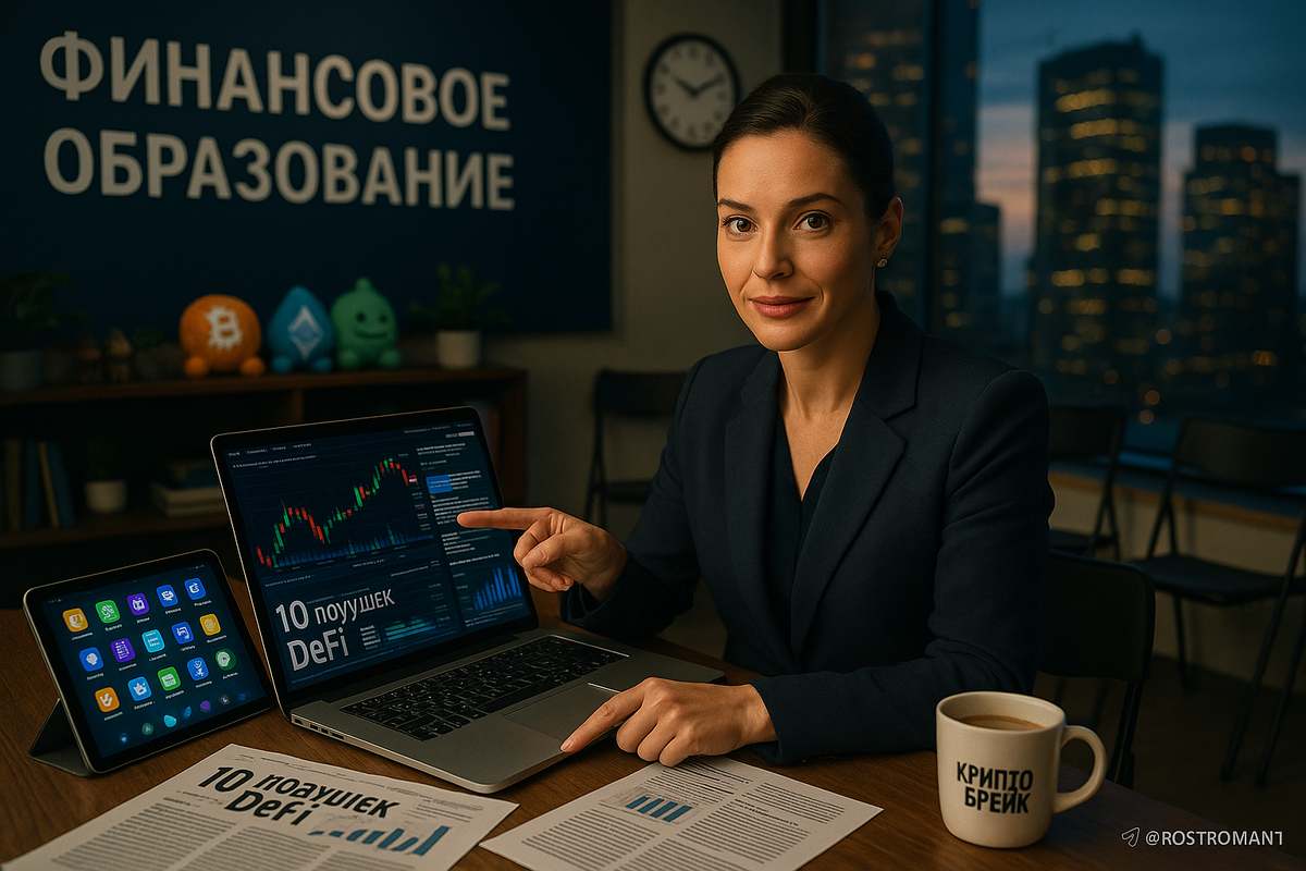    Финансовое образование: 10 ловушек, из-за которых вы теряете деньги в эпоху DeFi РоСТ | Роман о Системном Трейдинге
