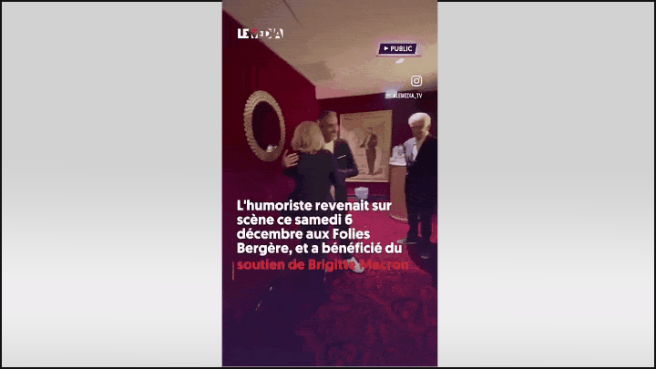 Брижит Макрон назвала феминисток тупыми за кулисами комедийного шоу в Париже. Видео: ТГ-канал@banksta