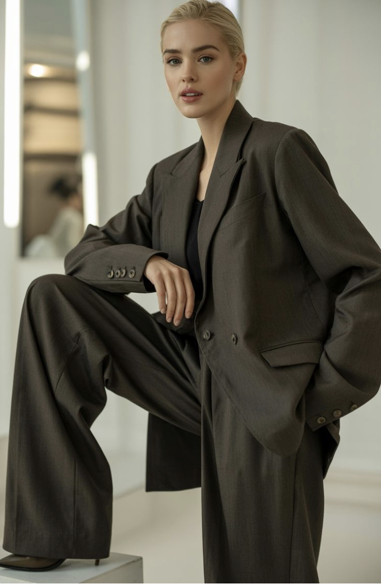 Коричневый цвет уверенно вытесняет чёрный. Это новый круглогодичный нейтрал, который может служить базой в любом образе. Зимние аутфиты он сделает визуально теплее и уютнее.