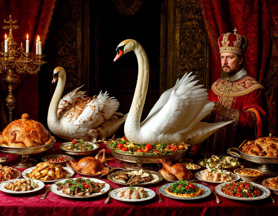 При Иване Грозном пиры были изобильными.