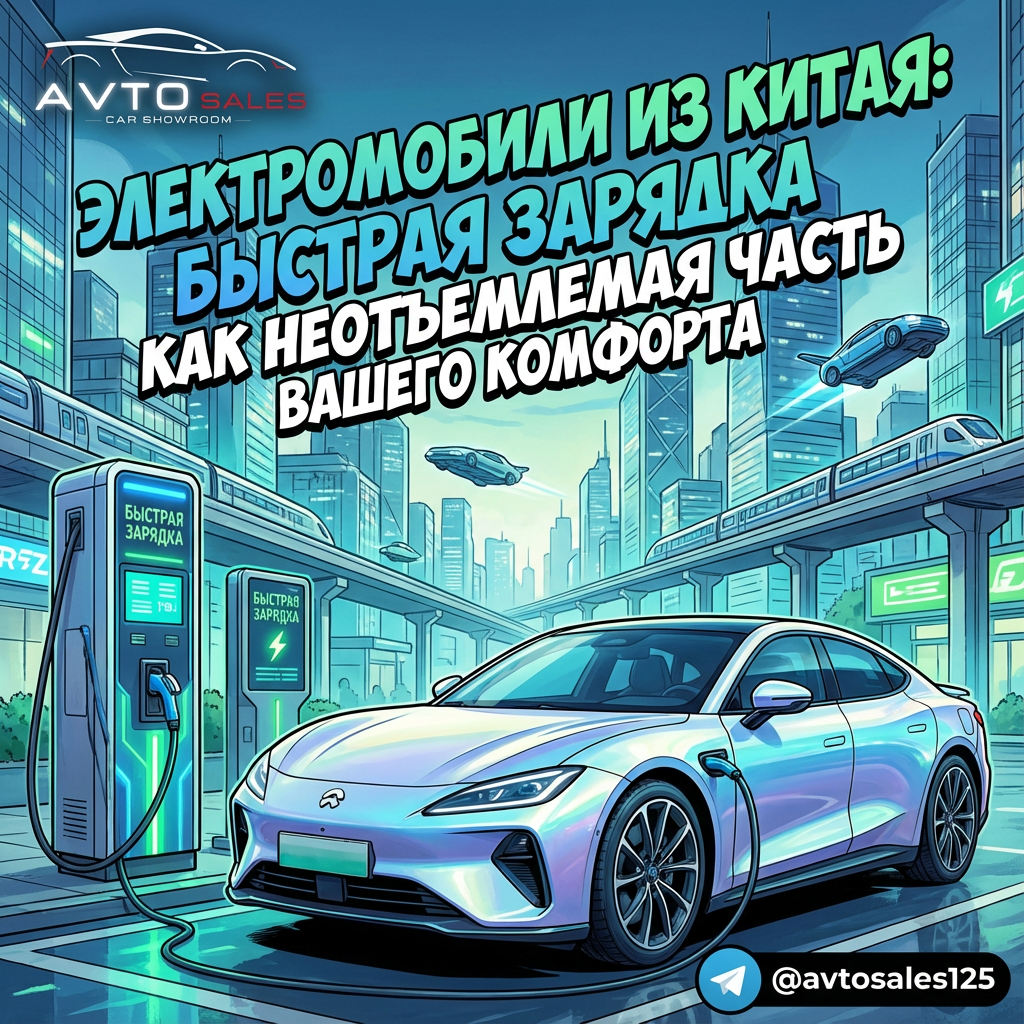    Электромобили из Китая: быстрая зарядка для комфортных поездок Авто Сейлс