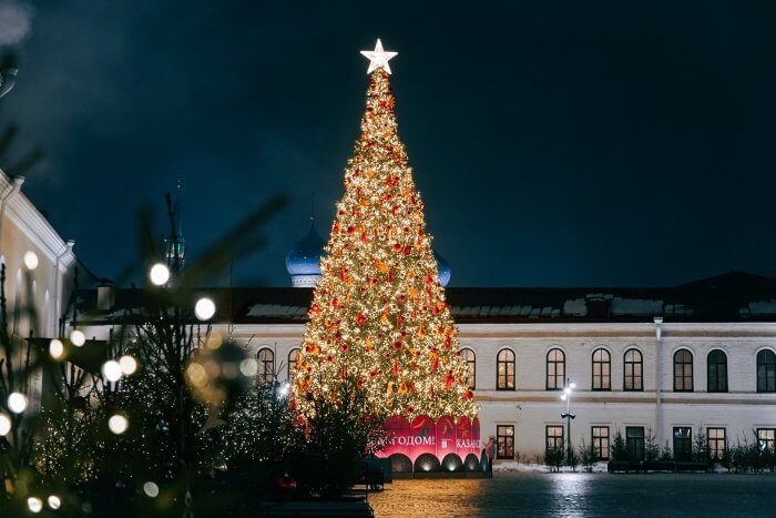 Новогодние мероприятия на территории Казанского Кремля