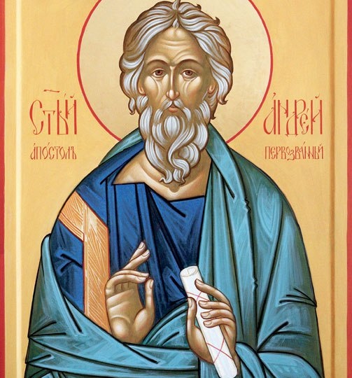 Апостол Андрей Первозванный († 62), брат ап