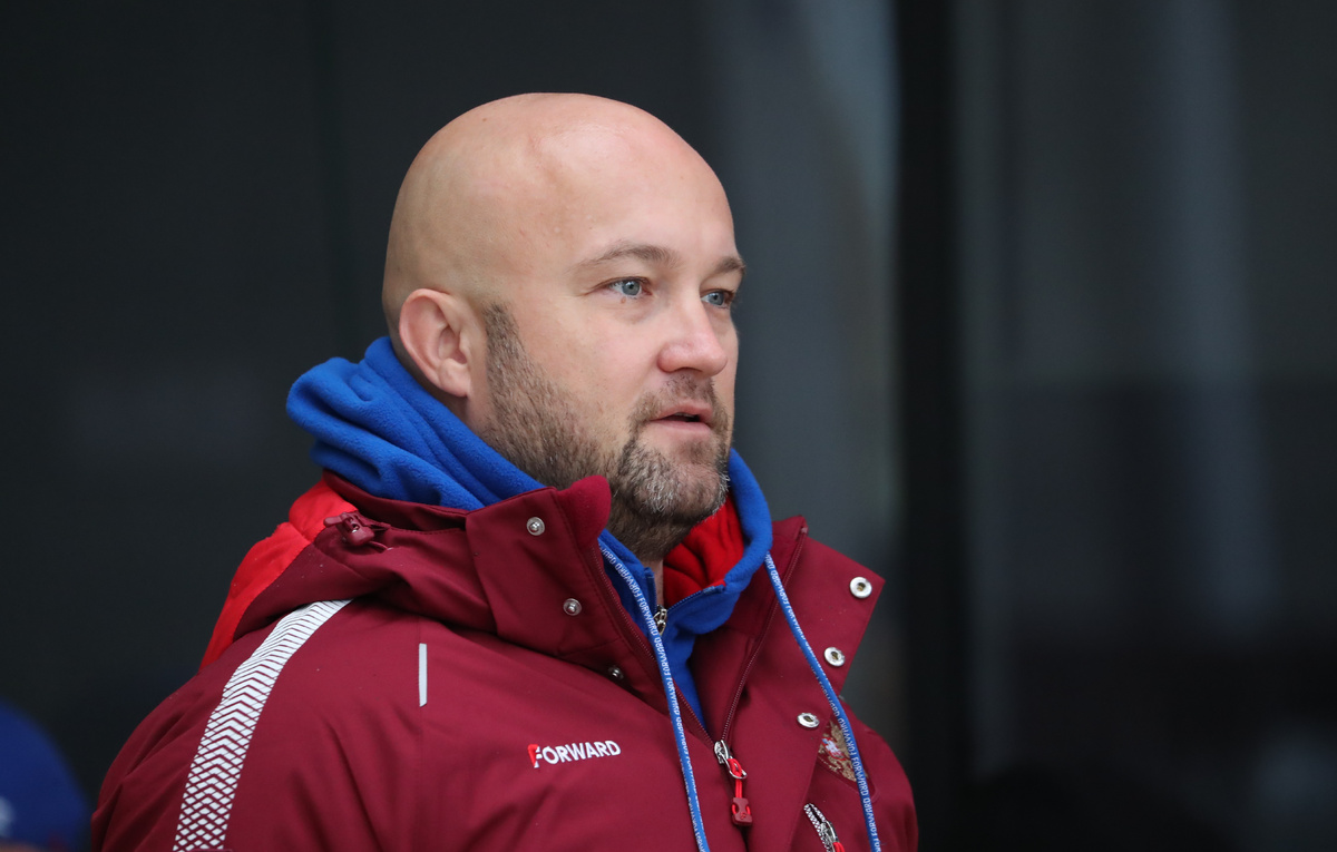    Старший тренер сборной России по скелетону Денис Алимов  Антон Новодережкин/ТАСС