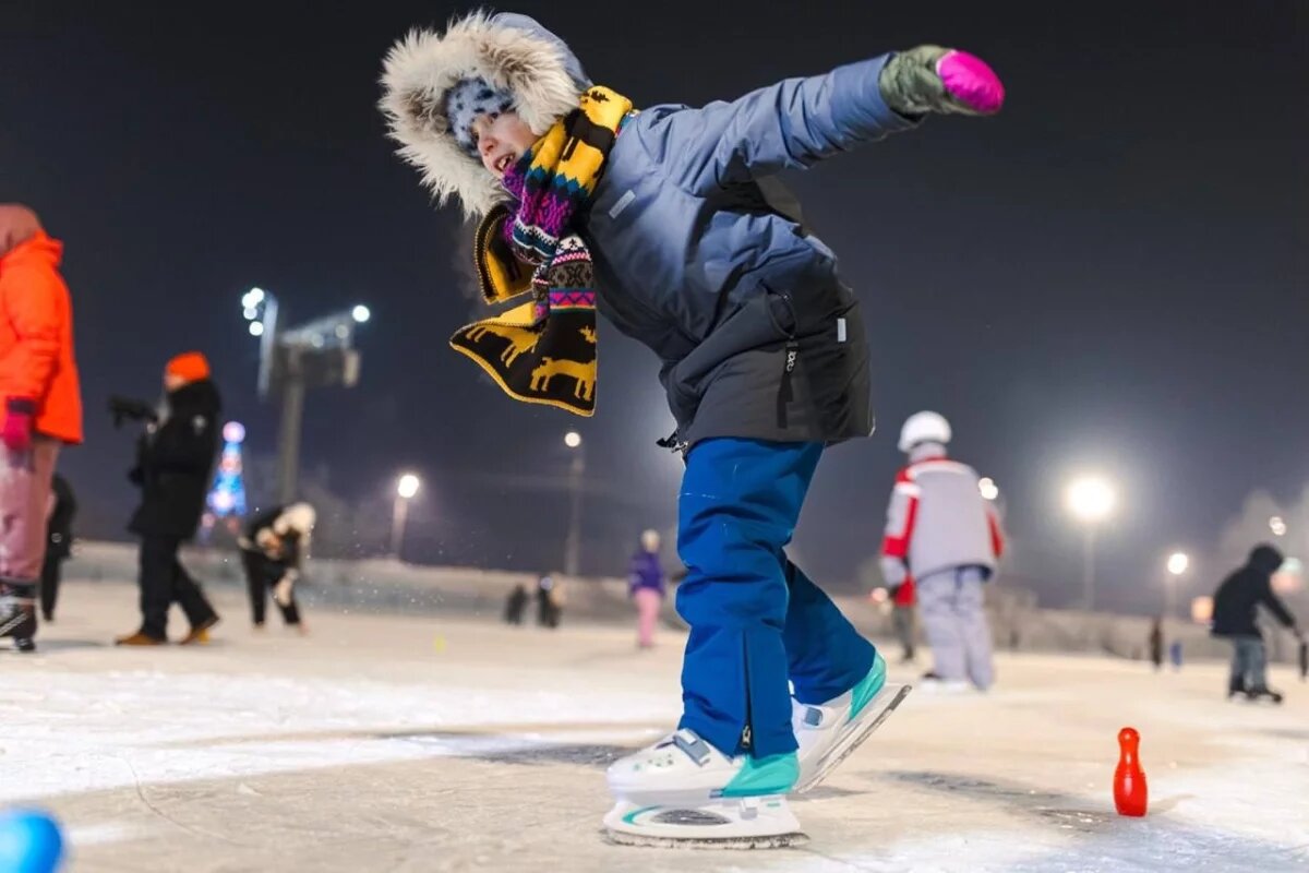    Гигантский каток на Татышеве открывается в Красноярске