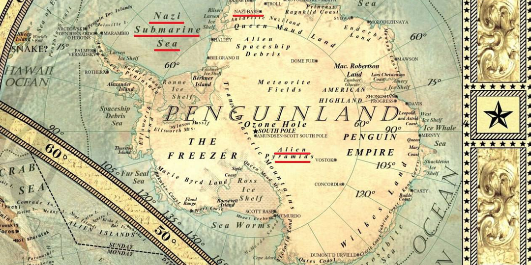 "Забыли уничтожить?": Нашел в архиве старинную карту, которая противоречит истории Антарктиды