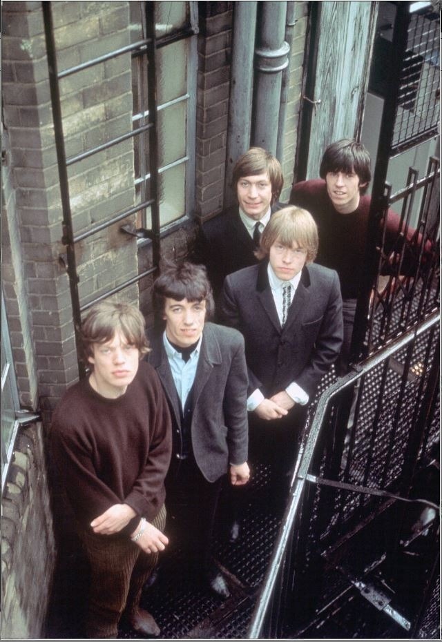 The Rolling Stones в начале 1963 года. Лондон, Англия.