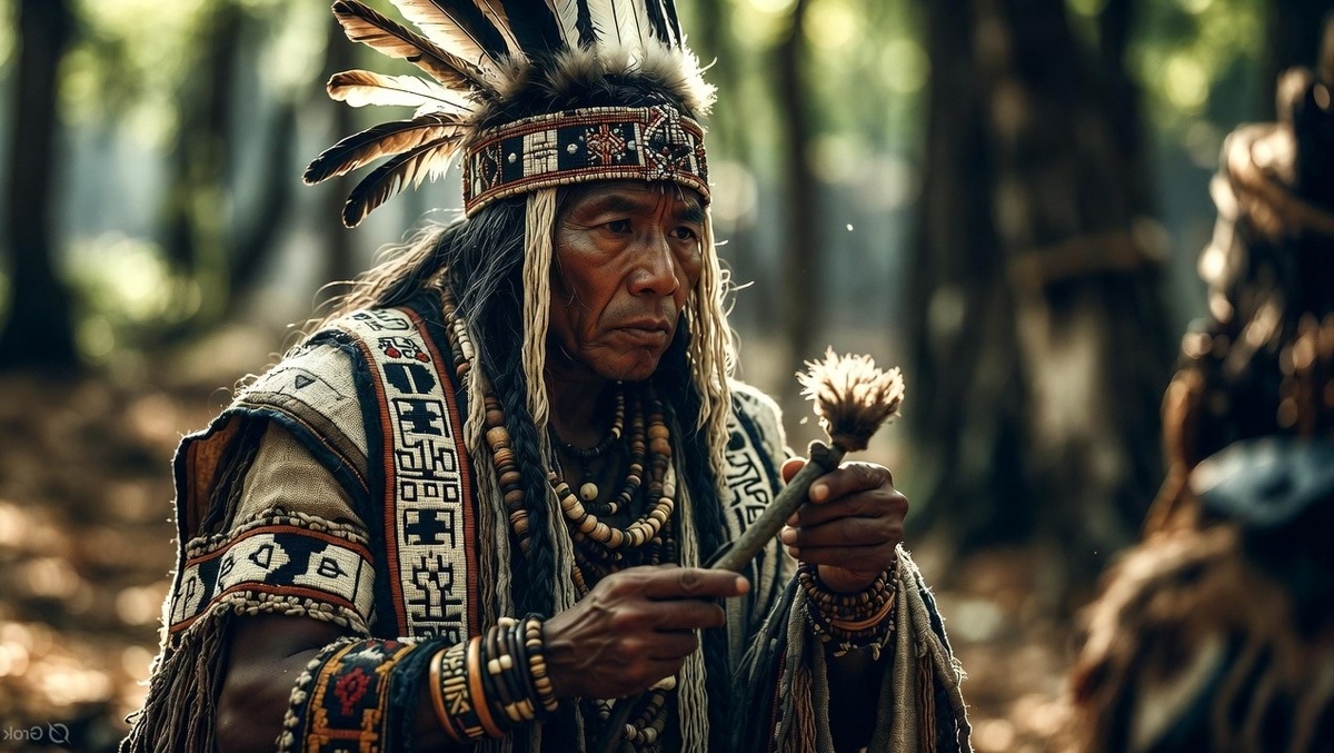 Шаман – посредник между миром людей и духами.