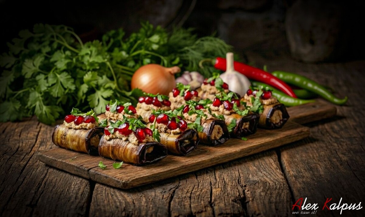 Грузинские бадрижаны с орехом и гранатом: это для вкуса, а не для церемоний