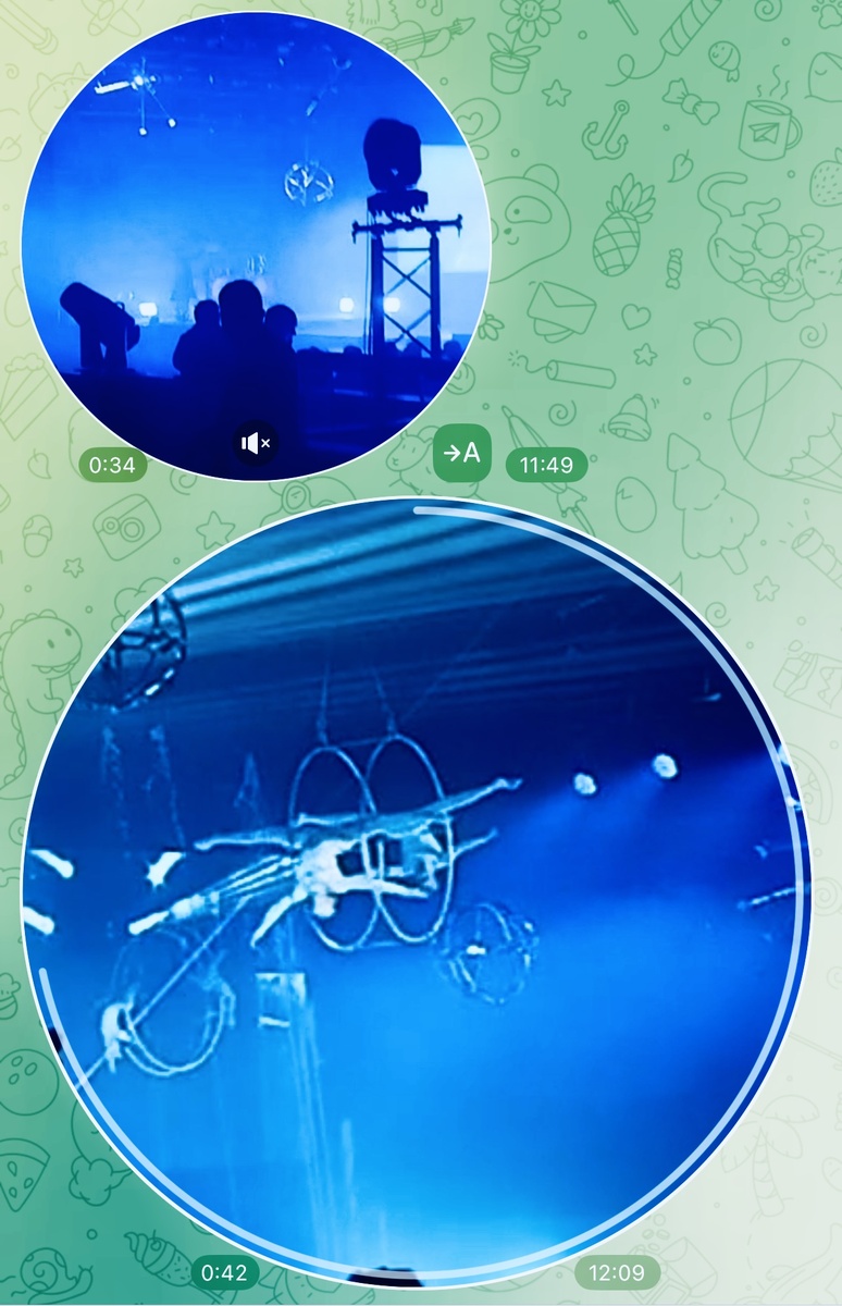 Смотрим представление в Варькиных кружочках