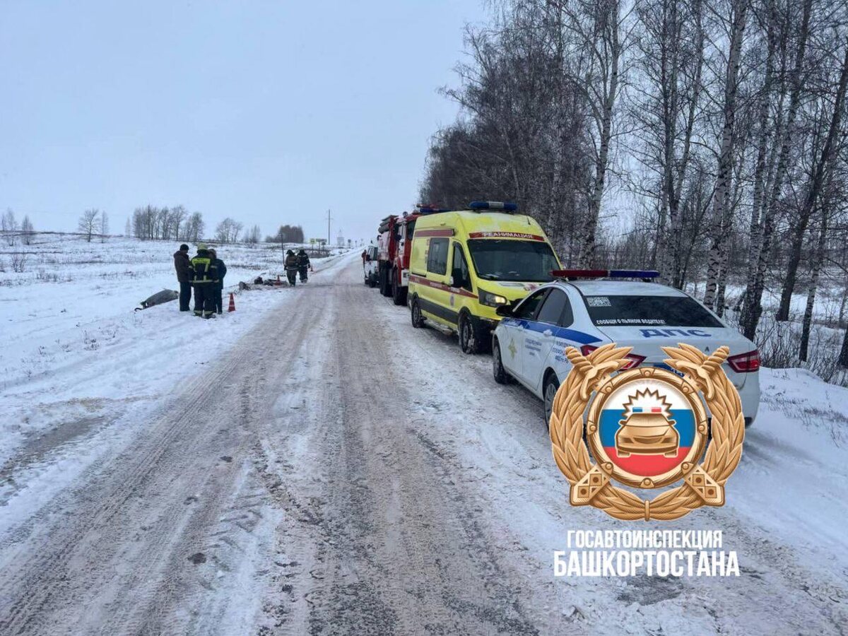    Семейная пара погибла в ДТП в Давлекановском районе Башкирии