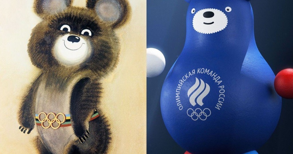 Опять ничего своего у них нет -- всё советское! Даже олимпийский Мишка