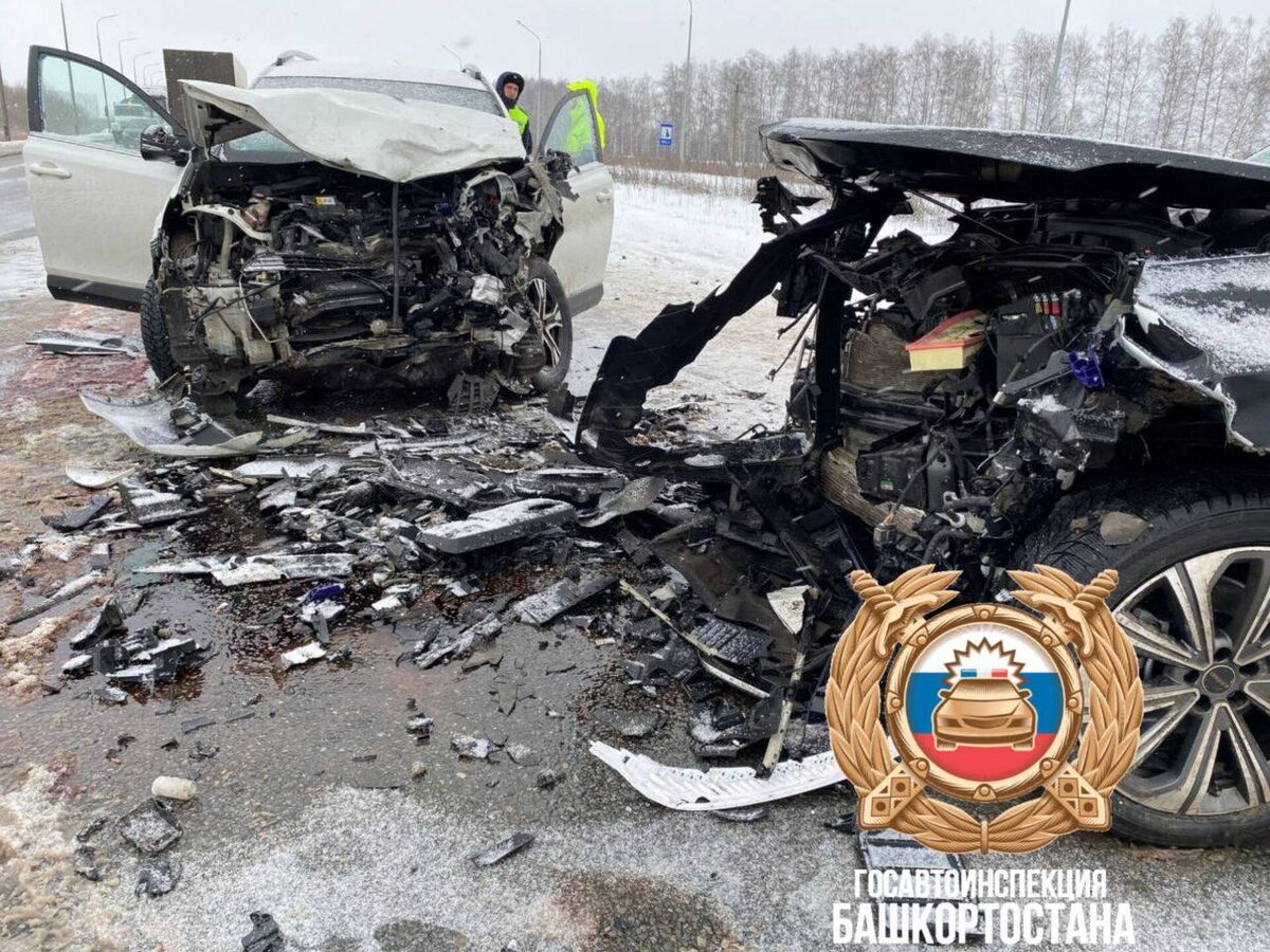    Четвертая смертельная авария за сутки произошла на дорогах Башкирии