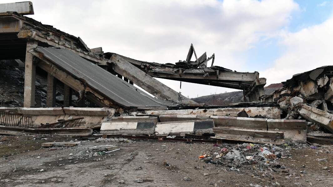 Мост в районе Новотроицкого села