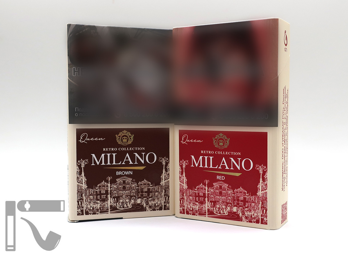 Сигареты Milano Retro Collection. Фото: © канал "Уголок Курильщика"