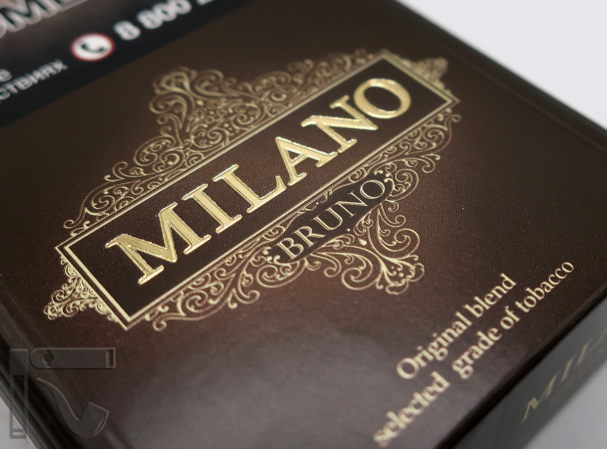 Сигареты Milano Bruno. Фото: © канал "Уголок Курильщика"