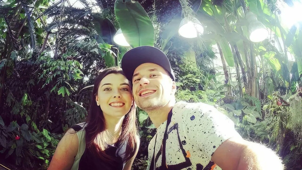 Александр Якин с супругой Анной Зайцевой. Фото из открытых источников.