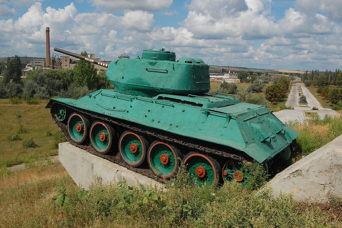    Т-34 в Северске / Источник: (cc) NikolaSkuridin